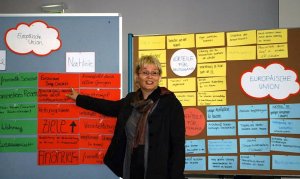 Gabriela Heinrich in der Berufsschule 6