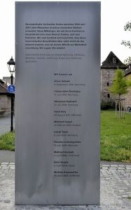 Säule für die NSU-Opfer