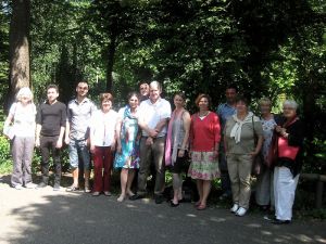 Besuch der Flüchtlingsunterkunft am Nürnberger Stadtpark