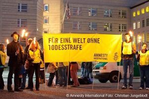Amnesty Aktion gegen Todesstrafe