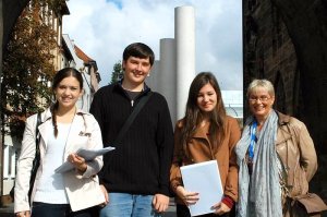 Julia Svidlova, Daniel Schäfer, Irem Karaman und Gabriela Heinrich