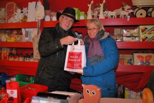 Christkindlesmarkt Nürnberg Stand der Diakonie