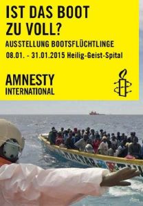 Amnesty-Ausstellung im Nürnberger Heilig-Geist-Spital "Ist das Boot zu voll?"