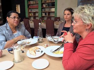 Aussenministerin Madagaskars und Gabriela Heinrich