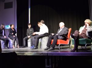 Szenische Lesung Menschenrechte auf AEG in Nürnberg