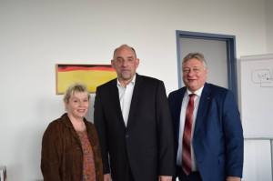 Gabriela Heinrich MdB, Detlef Scheele und Martin Burkert, MdB